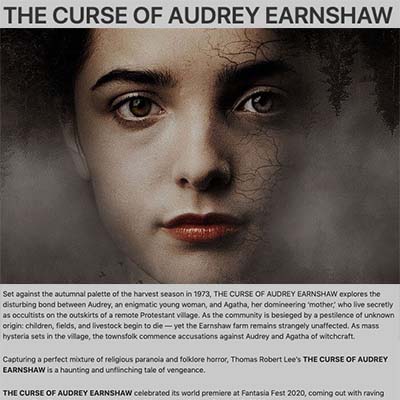 THE CURSE OF AUDREY EARNSHAW REVIEW